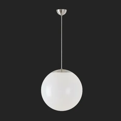 Produktbild von OSMONT ISI64819 ISIS S3 PM Hängeleuchte aus Kunststoff, gebürsteter Edelstahl / weiß, Schutzart IP40, 4000 K, 27 W LED-Notbeleuchtung, kombiniert, 1 Stunde