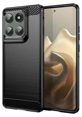Produktbild von Motorola Edge 60 Pro Hülle - Coverup Armor Brushed TPU Back Cover - Schwarz