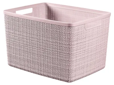 Produktbild von Curver Aufbewahrungsbox L 20l Jute Recycling rosa