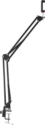 Image de Hama 700 II bras articulé flexible ¼ 70cm support de smartphone pince de table
