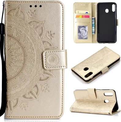 Produktbild von Huawei P40 lite E Handy Hülle Flip Case Cover Handytasche Etui Mandala