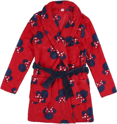 Produktbild von Minnie Mouse Mädchen Bademantel Kinder Morgenmantel     , Größe Kids:152