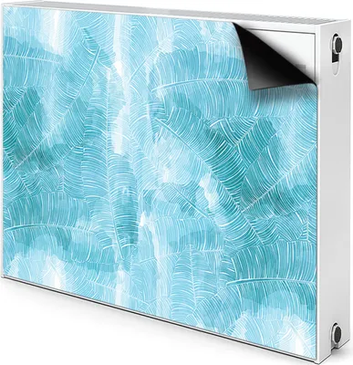 Produktbild von Magnet Heizkörper-Abdeckung Verkleidung Abdeckung Heizkörperabdeckung 110x60 cm  - Tropisches Muster