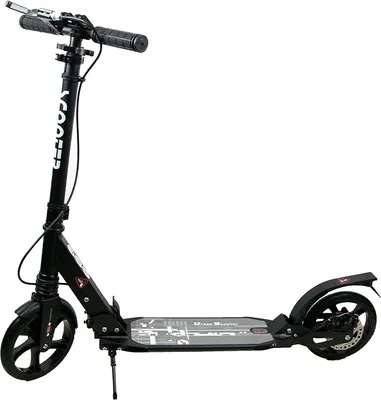 Produktbild von Scooter | Roller | Cityroller | Tretroller | Kinderroller | Mit Ständer | Bis 100Kg | Schwarz