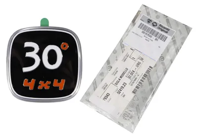 Produktbild von Original Fiat Emblem Schriftzug 30° 4x4 Seitlich Links Panda ab 2012 51979343