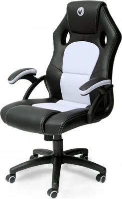 Immagine prodotto di NACON PCCH-310 Sedia da gioco universale Seduta imbottita Nero, Bianco