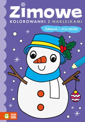 Obrázek produktu pro Bałwanek i przyjaciele. Zimowe kolorowanki z naklejkami