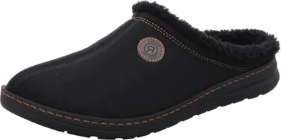Produktbild von Rohde Herren Pantoffel Hausschuh Microvelour Warmfutter Asiago 7140, Größe:45 EU, Farbe:Schwarz