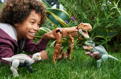 Produktbild von Jurassic World Fierce Changers Chase N' Roar T-Rex