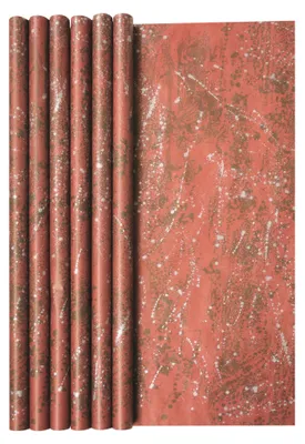 Produktbild von Clairefontaine 281199C, Geschenkpapier, Pink, Muster, Weihnachten, 60 g/m², Recyclingpapier