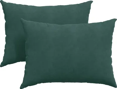Immagine prodotto di vidaXL Cuscino per divano 2 pezzi verde scuro 70 x 50 cm in tessuto a coste