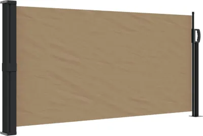 Obrázek produktu pro Zatahovací boční markýza taupe 100 x 500 cm