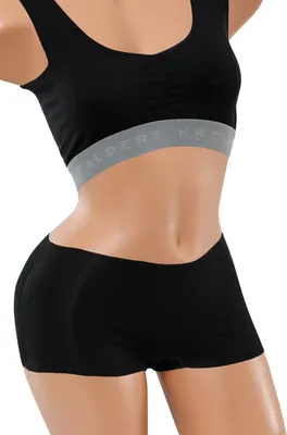 Produktbild von ALBERT KREUZ 3er Pack Damen Panty Shorts Lasercut nahtlos Clean Cut Baumwolle Elasthan schwarz, 40-42 / L