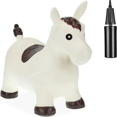 Image de Cheval animal rebondissant en blanc