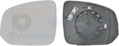 Produktbild von VAN WEZEL Spiegelglas Außenspiegel Links für VOLVO XC90 II (256) Asphärisch Beheizbar 5999837