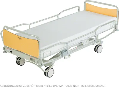 Produktbild von Lojer Krankenhausbett ScanAfia X ICU E-490, Trendelenburg elektr., RAL 9010