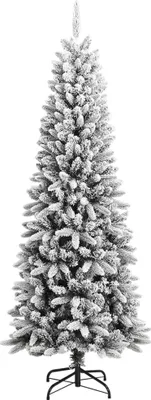 Zdjęcie produktu dla vidaXL Sztuczna choinka ze śniegiem 240 cm PVC&PE
