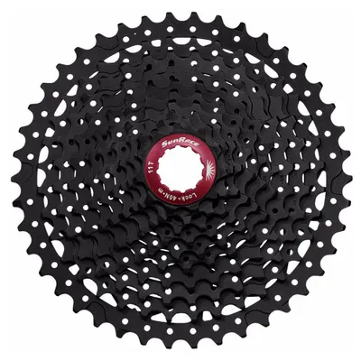 Image de SunRace Cassette à pignons CSMSX3 10 fois,11-46 dents,noir, noir