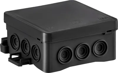 Zdjęcie produktu dla Obudowa naścienna NS6 FASTBOX-HOOK 85x40x85 czarna IP54
