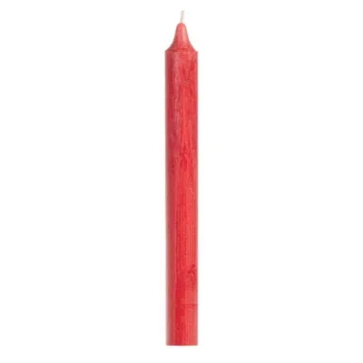 Produktbild von Stabkerze 22x210 - Stearin dunkelrot 4er Pack