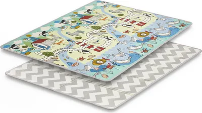 Image de Kinderkraft MATTY 2 - Tapis mousse double face - pliable - facile à nettoyer