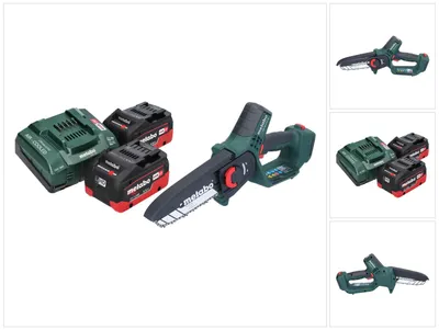Obrázok produktu pre Metabo MS 18 LTX 15 akumulátorová vyvetvovacia píla 18 V 15 cm 5 m/s + 2x akumulátor 5,5 Ah + nabíjačka
