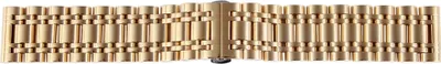 Produktbild von Gliederband Edelstahl Armband in gold, , , 24 mm