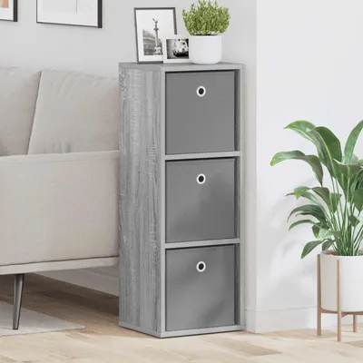 Produktbild von Sideboard mit Schubladen Graues Sonoma 30,5 x 27 x 84,5 cm - Kommoden DE1580