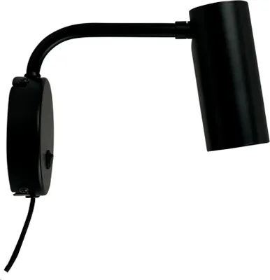 Immagine prodotto di Luci a parete Lampada a parete LED Illuminazione a parete Lampada da lettura soggiorno Metallo camera da letto Skagerrak nero
