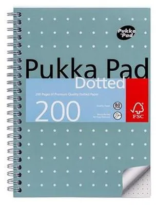 Produktbild von Spiralnotizbuch "Metallic Jotta", A5, gepunktet, 100 Blatt, PUKKA PAD JM021DOT