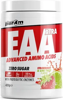 Produktbild von Per4m EAA Xtra (420g) Strawberry Lime - Aminosäuren - EAA
