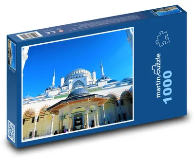 Zdjęcie produktu dla Puzzle 1000 Historyczny Meczet w Stambule - martinpuzzle