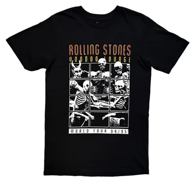 Produktbild von The Rolling Stones - "Voodoo Lounge" T-Shirt für Herren/Damen Uni RO16188 (XXL) (Schwarz)