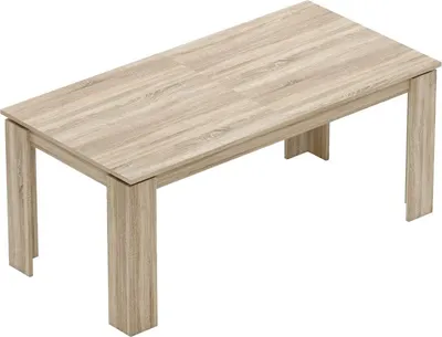 Immagine prodotto di Tavolo da pranzo allungabile Fortuna Lai, allungabile da 180 a 260 cm, per 6-10 persone, legno