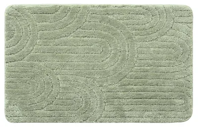 Zdjęcie produktu dla Mata łazienkowa RIST, 50x80cm, 100% poliester, antypoślizgowa, zielona