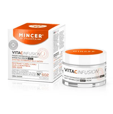 Immagine prodotto di Mincer Pharma Vita C Infusion Crema antirughe giorno/notte n. 602, 50 ml