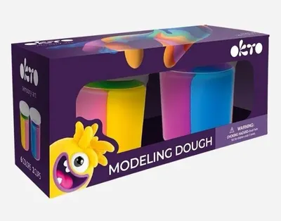 Obrázek produktu pro Sada modelářských plastů OKTO - 6 barev v kelímcích (25014)