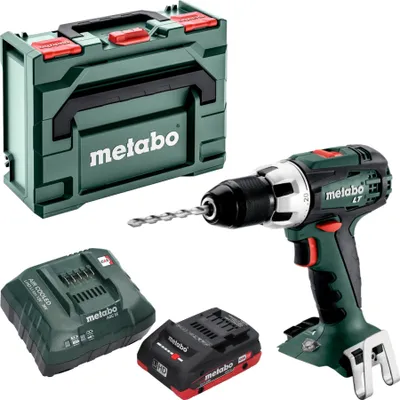 Produktbild von Metabo BS 18 LT Akku Bohrschrauber 18 V 60 Nm + 1x LiHD Akku 4,0 Ah + Ladegerät + metaBOX