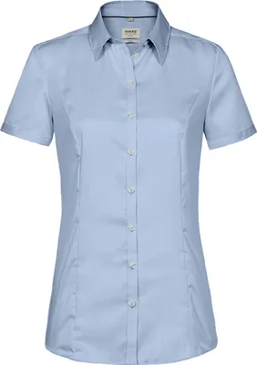 Produktbild von HAKRO Hakro Damen Bluse Business 1/2 Arm #112 Gr. XS himmelblau