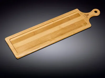 Image de Plateau de service en bambou Wilmax 45,5 x 12 cm, naturel WL-771009/A