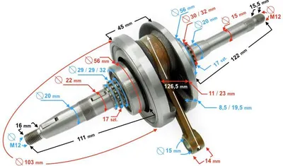 Image de Vilebrequin pour scooter B-Max