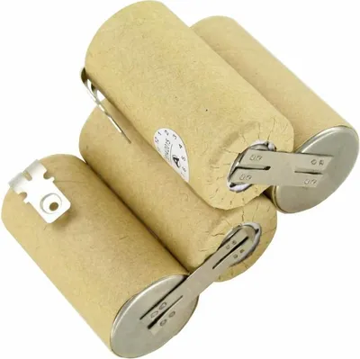 Produktbild von vileda AS-193E9A Akku NiCd 4,8 Volt mit Faston 6,3mm und 4,8mm Kontakt