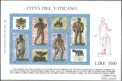 Produktbild von Briefmarken Vatikanstadt 1987 Mi Block9 (kompl.Ausgabe) gestempelt Briefmarkenausstellung