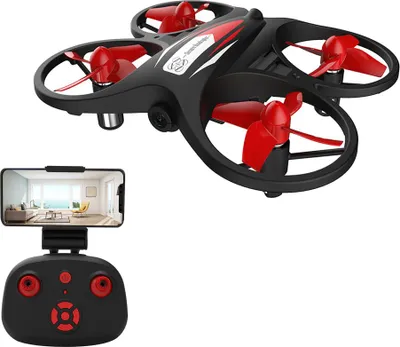 Produktbild von KF608 RC Drohne für Anfänger Mini Quadcopter Höhenhaltekopfloser 3D-Rollgeschwindigkeitsschalter 3 Batterie