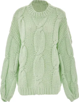 Image de Pull en maille ebeeza pour femme - lagune, M