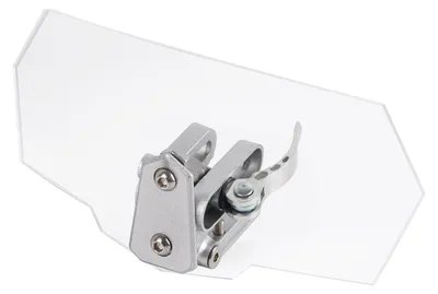 Immagine prodotto di Prolunga parabrezza universale regolabile - Deflettore del vento per motociclette