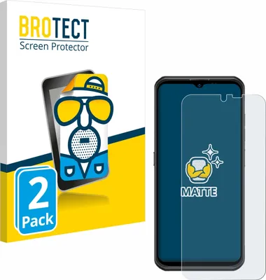 Produktbild von 2x BROTECT Schutzfolie für Ulefone Armor 17 Pro Displayschutz Displayschutzfolie Folie Matt Entspiegelungsfolie