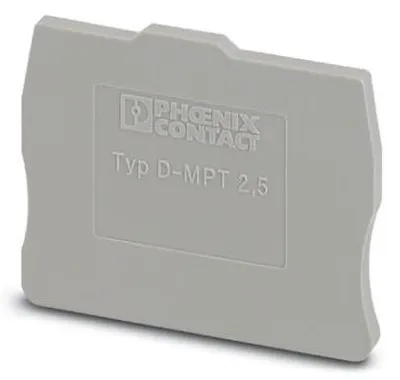 Immagine prodotto di "Tappo terminale, lunghezza: 36 mm, larghezza: 2,2 mm, altezza: 27,1 mm, colore: grigio"