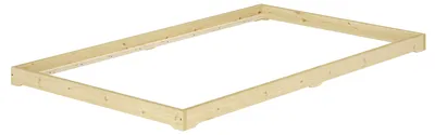 Produktbild von Teenagerbett Futon extra niedriges Studentenbett 120x200 Fichte Tanne geölt V-60.47-12Rollrost und Matratze inkl.