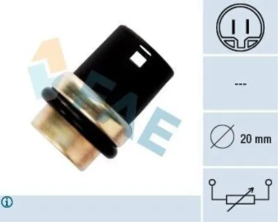 Produktbild von FAE Kühlmitteltemperatursensor 33610 für VW GOLF II (19E, 1G1)